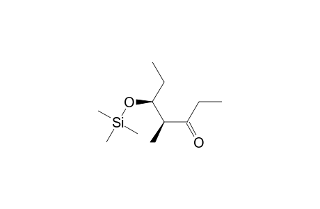 (4S,5S)-4-Methyl-5-(trimethylsilyloxy)heptan-3-one