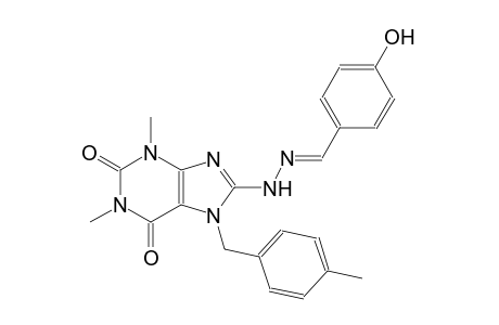4-hydroxybenzaldehyde [1,3-dimethyl-7-(4-methylbenzyl)-2,6-dioxo-2,3,6,7-tetrahydro-1H-purin-8-yl]hydrazone