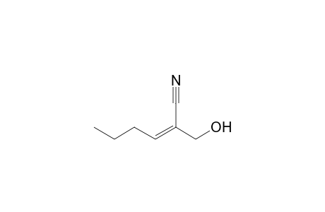 (E)-2-(hydroxymethyl)-2-hexenenitrile