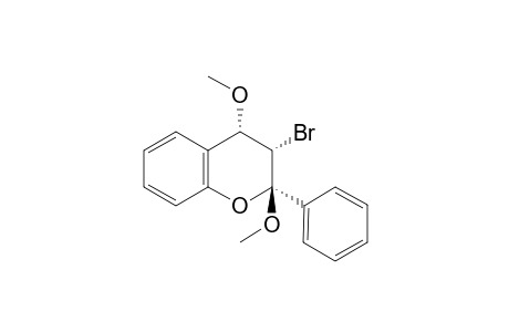 (2S,3S,4S)-3-Bromo-2,4-dimethoxy-2-phenyl-chroman