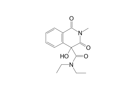 N,N-Diethyl-4-hydroxy-2-methyl-1,3-dioxo-1,2,3,4-tetrahydroisoquinoline-4-carboxamide