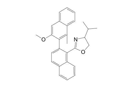 4-Isopropyl-2-( 3'-methoxy-1"-methyl-2',2''-binaphthalen-1'-yl)-4,5-dihydrooxazole