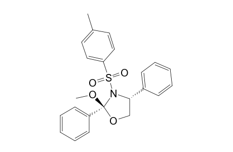 (2R,4R)-2-Methoxy-2,4-diphenyl-3-(4-methylbenzenesulfonyl)-1,3-oxazolidine