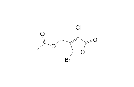 3-Chloro-4-(acetoxymethyl)-5-bromo-2(5H)-furanone