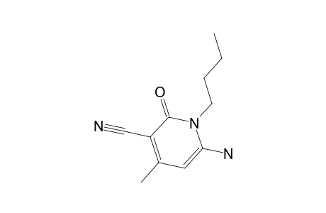 6-AMINO-1-BUTYL-1,2-DIHYDRO-4-METHYL-2-OXO-3-PYRIDINE-CARBONITRILE