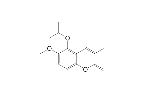 2-Isopropoxy-1-methoxy-3-(1-propenyl)-4-vinyloxybenzene