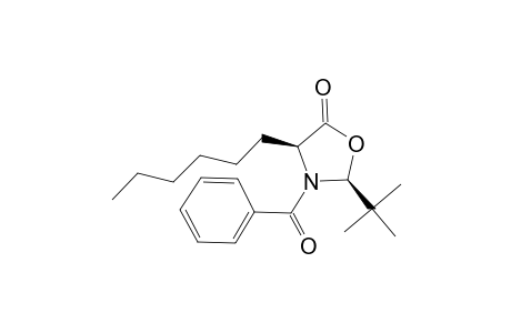 (2S,4S)-3-Benzoyl-2-tert-butyl-4-hexyl-oxazolidin-5-one