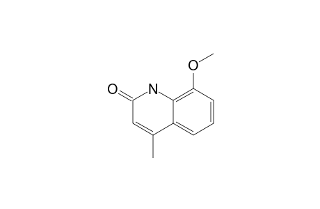 8-Methoxy-4-methyl-2-quinolone