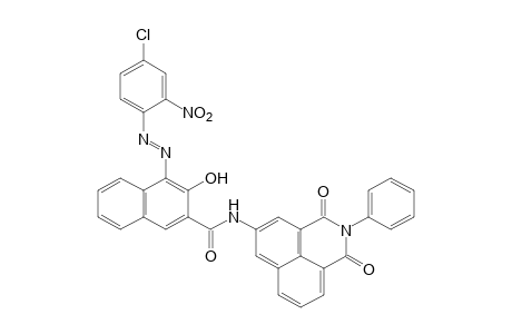 4-[(4-CHLORO-2-NITROPHENYL)AZO]-N-(2,3-DIHYDRO-1,3-DIOXO-2-PHENYL-1H-BENZ[de]ISOQUINOLIN-5-YL)-3-HYDROXY-2-NAPHTHAMIDE