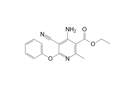 4-Amino-5-cyano-2-methyl-6-phenoxy-nicotinic acid ethyl ester