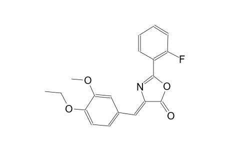(4Z)-4-(4-ethoxy-3-methoxybenzylidene)-2-(2-fluorophenyl)-1,3-oxazol-5(4H)-one
