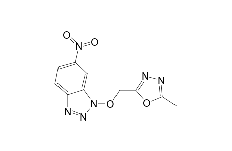 1H-Benzotriazole, 1-(5-methyl-1,3,4-oxadiazol-2-ylmethyl)-6-nitro-