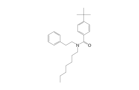 Benzamide, 4-(tert-butyl)-N-(2-phenylethyl)-N-heptyl-