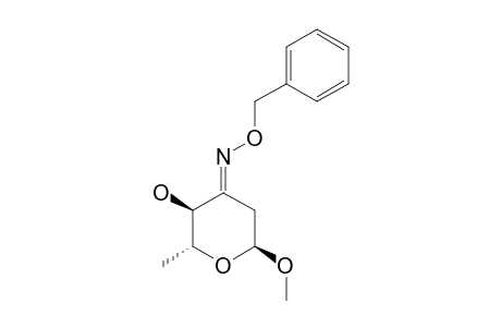 O-BENZYL-METHYL-2,6-DIDEOXY-ALPHA-L-ERYTHRO-HEXOPYRANOSID-3-ULOSE-OXIME