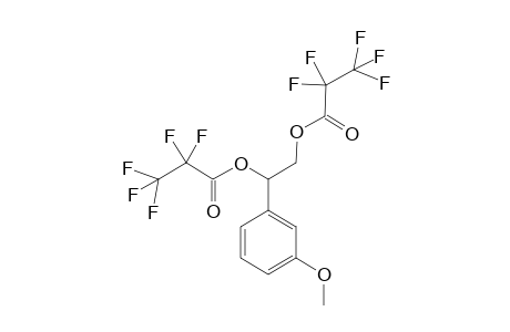 Di-(pentafluoropropionyl)derivative of m-methoxy-phenylglycol