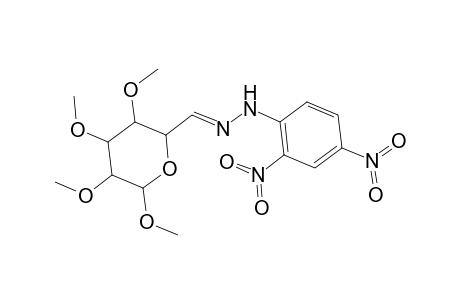 .beta.-D-Gluco-Hexodialdo-1,5-pyranoside, methyl 2,3,4-tri-O-methyl-, (2,4-dinitrophenyl)hydrazone