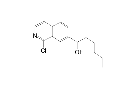 1-(1-Chloroisoquinolin-7-yl)hex-5-en-1-ol