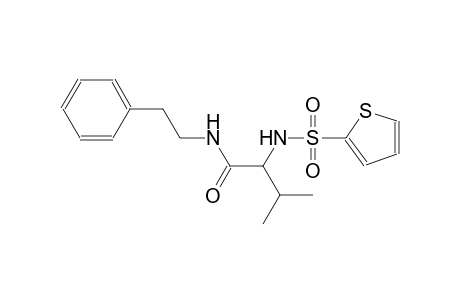 3-methyl-N-(2-phenylethyl)-2-[(2-thienylsulfonyl)amino]butanamide