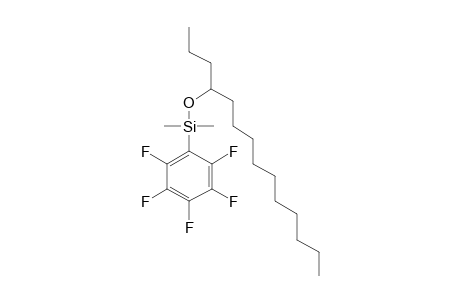 4-Dimethyl(pentafluorophenyl)silyloxytetradecane