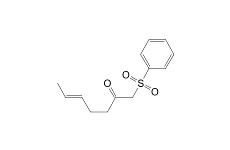 (E)-1-(phenylsulfonyl)-5-hepten-2-one