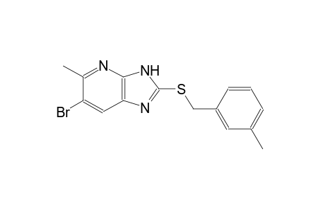6-bromo-5-methyl-2-[(3-methylbenzyl)sulfanyl]-3H-imidazo[4,5-b]pyridine