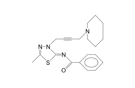 N-(3-[4-Octahydro-azocino-2-butynyl]-5-methyl-1,3,4-thiadiazol-2(3H)-ylidene)-benzamide