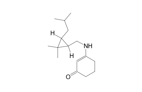 3-({[(1R,3S)-3-isobutyl-2,2-dimethylcyclopropyl]methyl}amino)-2-cyclohexen-1-one
