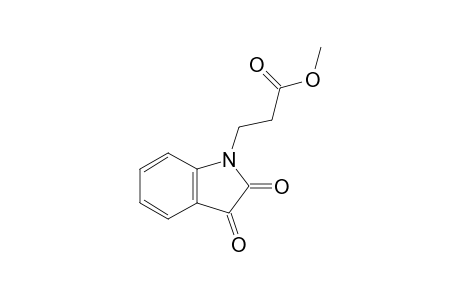 3-(2,3-diketoindolin-1-yl)propionic acid methyl ester