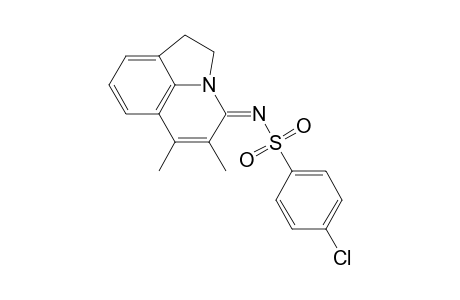Benzenesulfonamide, 4-chloro-N-(1,2-dihydro-5,6-dimethyl-4H-pyrrolo[3,2,1-ij]quinolin-4-y lidene)-