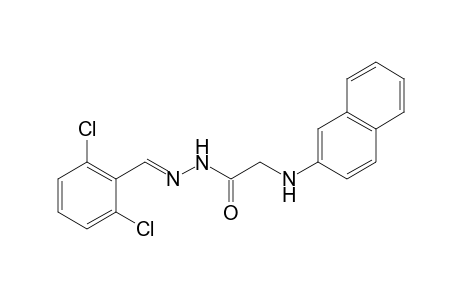 Acethydrazide, 2-(2-naphthylamino)-N2-(2,6-dichlorobenzylideno)-