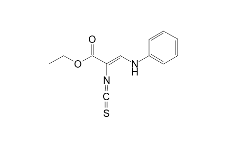 Ethyl [(E)- and (Z)]-3-phenylamino-2-thiocyanatopropenoate