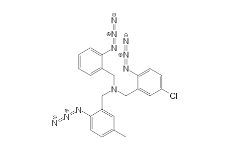 (2-Azidobenzyl)(2-azido-5-methylbenzy)(2-azido-5-chlorobenzyl)amine