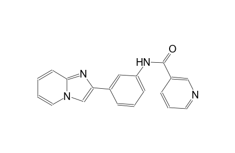 N-(3-imidazo[1,2-a]pyridin-2-ylphenyl)nicotinamide