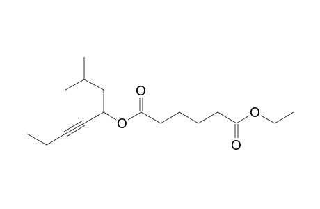 Adipic acid, ethyl 2-methyloct-5-yn-4-yl ester