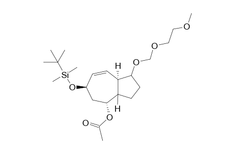 4-Acetoxy-6-[(tert-butyldimethylsilyl)oxy]-1-[(2-methoxyethoxy)methoxy]-1.alpha.,2,3,3a.alpha.,4.alpha.,5,6.beta.,8a.alpha.-octahydroazulene
