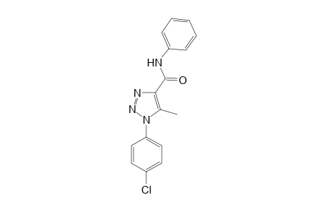 1-(4-Chlorophenyl)-5-methyl-N-phenyl-1H-1,2,3-triazole-4-carboxamide