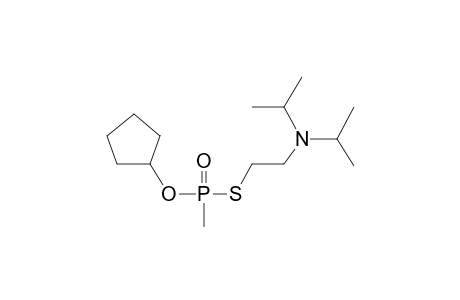 o-Cyclopentyl S-2-(diisopropylamino)ethyl methylphosphonothiolate