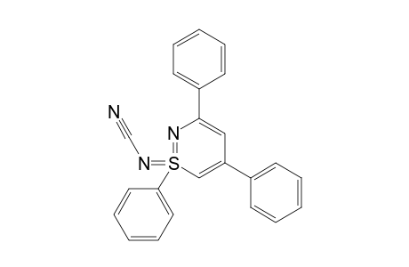 N-(1,3,5-Triphenyl-1,2-thiazin-1-ylidene)cyanamide