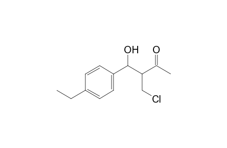 3-(Chloromethyl)-4-hydroxy-4-(4'-ethylphenyl)-2-butanone