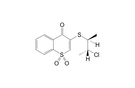 (+/-)-1'S*,2'R*)-3-(2'-CHLORO-1'-METHYLPROPYLTHIO)-THIOCHROMONE-1,1-DIOXIDE