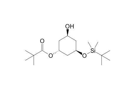 (1R,3R,5R)-1-Hydroxy-3-tert-butylcarbonyloxy-5-(tert-butyldimethylsilyloxy)cyclohexane