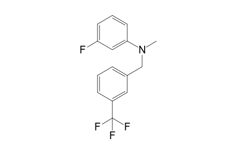 3-Fluoro-N-methyl-N-([3-(trifluoromethyl)phenyl]methyl)aniline