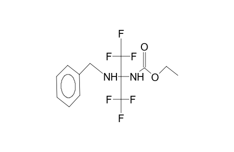 2-phenylmethylamino-2-ethoxycarbamido-1,1,1,3,3,3-hexafluoropropane