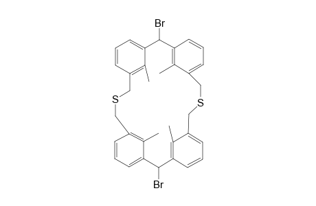 10,26-Dibromo-9,16,25,32-tetramethyl-2,18-dithia[3.1.3.1]metacyclophane