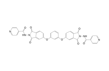 N-[5-(3-{[2-(isonicotinoylamino)-1,3-dioxo-2,3-dihydro-1H-isoindol-5-yl]oxy}phenoxy)-1,3-dioxo-1,3-dihydro-2H-isoindol-2-yl]isonicotinamide
