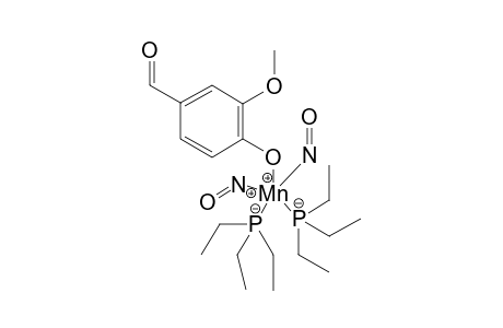 Manganese[(2-methoxy-4-formyl)phenoxy]-( dinitrosyl)-bis(triethylphosphane) complexe