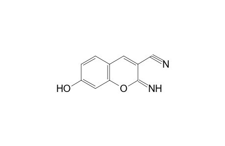 2H-benzopyrane-3-carbonitrile, 7-hydroxy-2-imino-