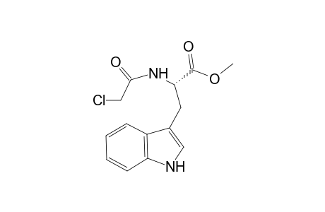 (2S)-2-[(2-chloro-1-oxoethyl)amino]-3-(1H-indol-3-yl)propanoic acid methyl ester