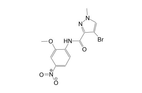 4-bromo-N-(2-methoxy-4-nitrophenyl)-1-methyl-1H-pyrazole-3-carboxamide