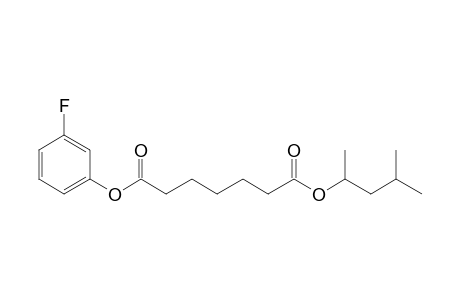 Pimelic acid, 3-fluorophenyl 4-methylpent-2-yl ester